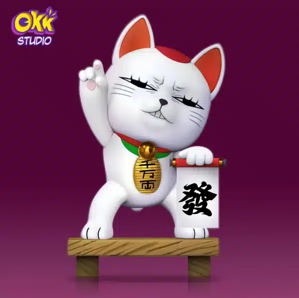 Dandadan OKK Studio Turbo Granny Lucky Cat Resin Statue 1 scaled