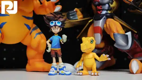 Digimon Jin Hua Studio Tai Kamiya x Agumon Resin Statue 1 scaled