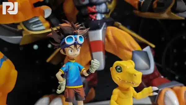 Digimon Jin Hua Studio Tai Kamiya x Agumon Resin Statue 3 scaled