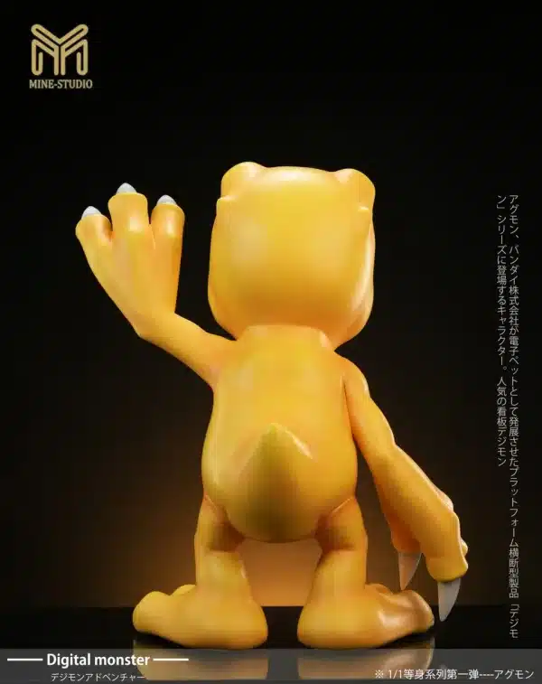 Digimon Mine Studio Agumon x Tailmon x Plotmon Resin Statue 2 jpg