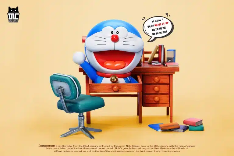 Doraemon Instant Noodles Cat Studio Doraemon Resin Statue 1