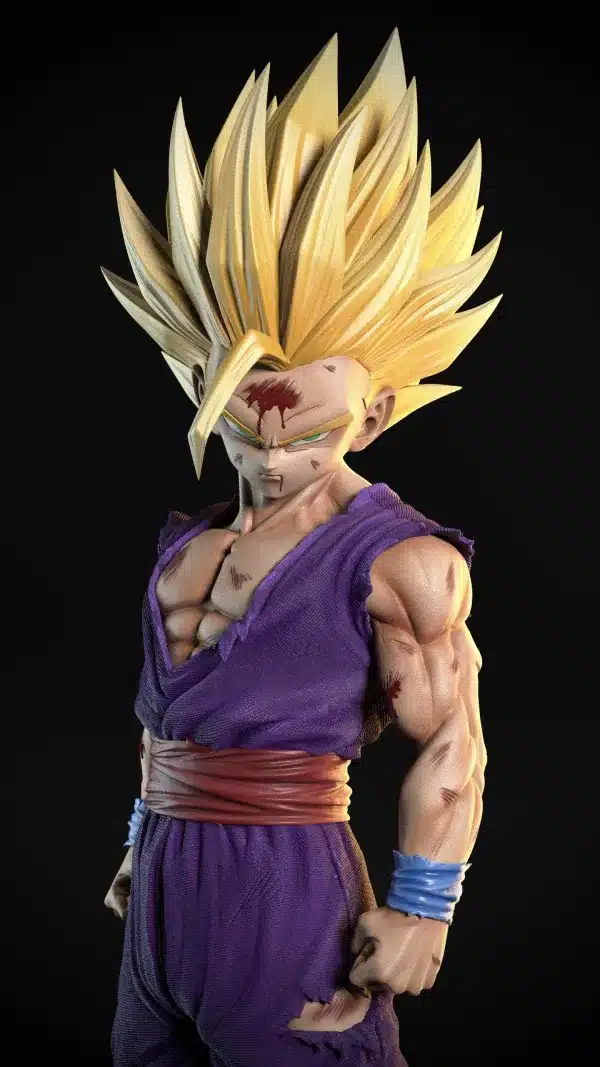 Dragon Ball 2％ Studio SS2 Son Gohan Resin Statue 3 scaled