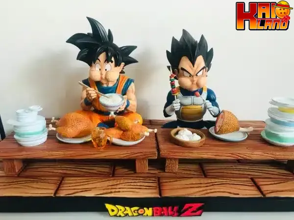 Dragon Ball A Studio Goku x Vegeta Eating Resin Statue 2