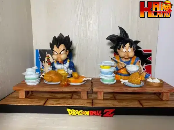 Dragon Ball A Studio Goku x Vegeta Eating Resin Statue 3