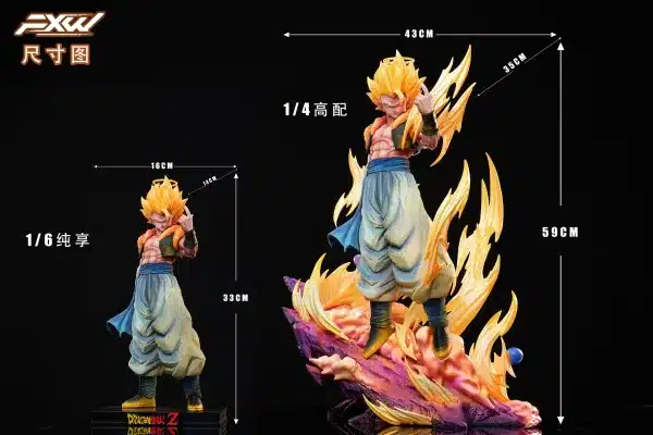 Dragon Ball FXW Studio Hell Gogeta Resin Statue 7 scaled