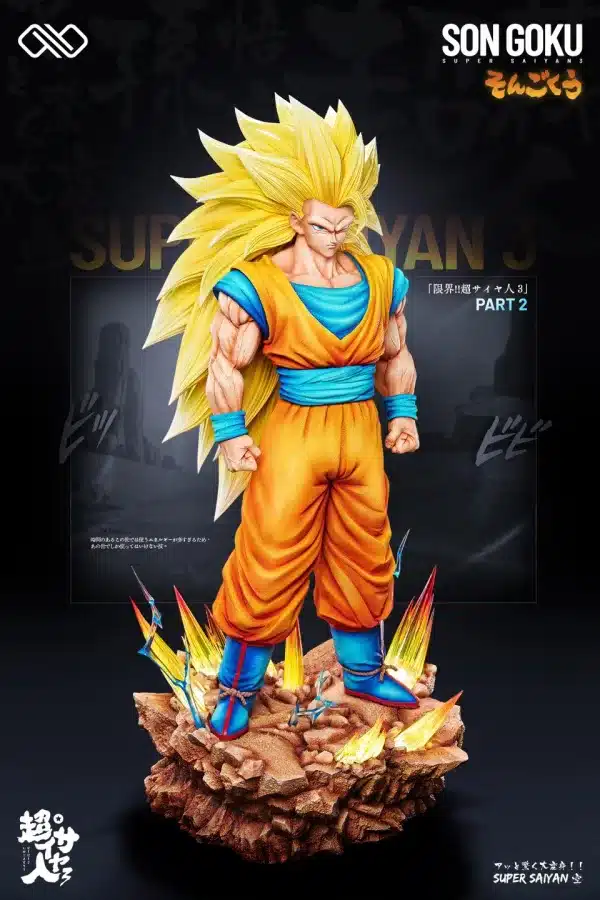 Dragon Ball Infinite Studio Goku SS3 Resin Statue 3