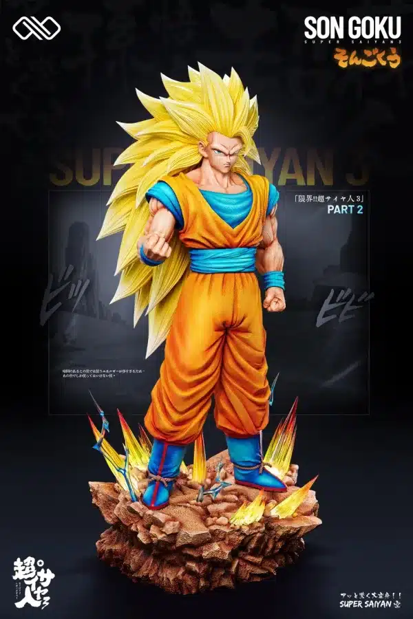 Dragon Ball Infinite Studio Goku SS3 Resin Statue 4