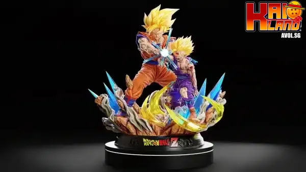 Dragon Ball KD Collectibles Son Goku x Son Gohan Resin Statue Stock Dana EU 1 1