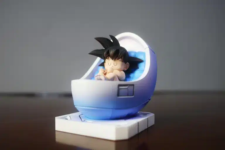 Dragon Ball League Studio Cot Baby Goku Resin Statue 1