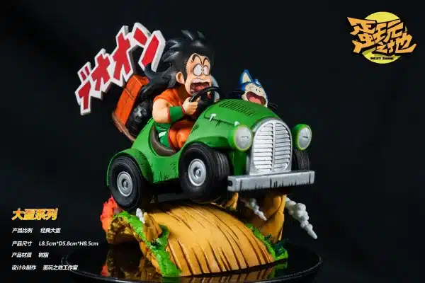 Dragon Ball Nest Zone Studio Car Yamcha x Puar Resin Statue 1 scaled