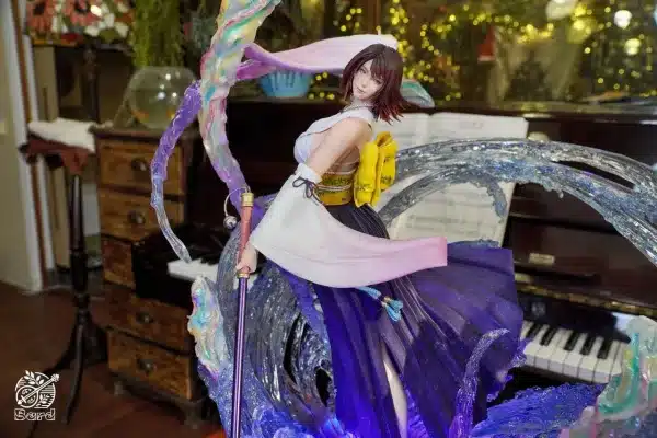 Final Fantasy Bard Studio Dancing Yuna Resin Statue 7