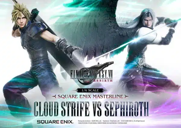 Final Fantasy Prime 1 Studio Cloud x Sephiroth Licensed Resin Statue 2