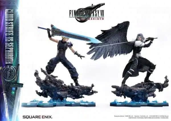 Final Fantasy Prime 1 Studio Cloud x Sephiroth Licensed Resin Statue 4