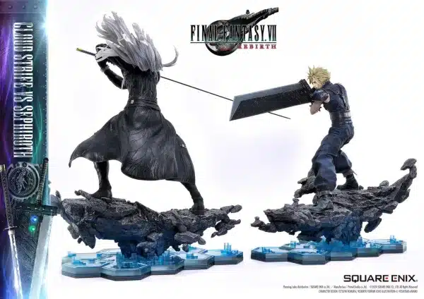 Final Fantasy Prime 1 Studio Cloud x Sephiroth Licensed Resin Statue 5