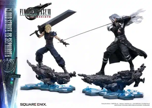 Final Fantasy Prime 1 Studio Cloud x Sephiroth Licensed Resin Statue 7