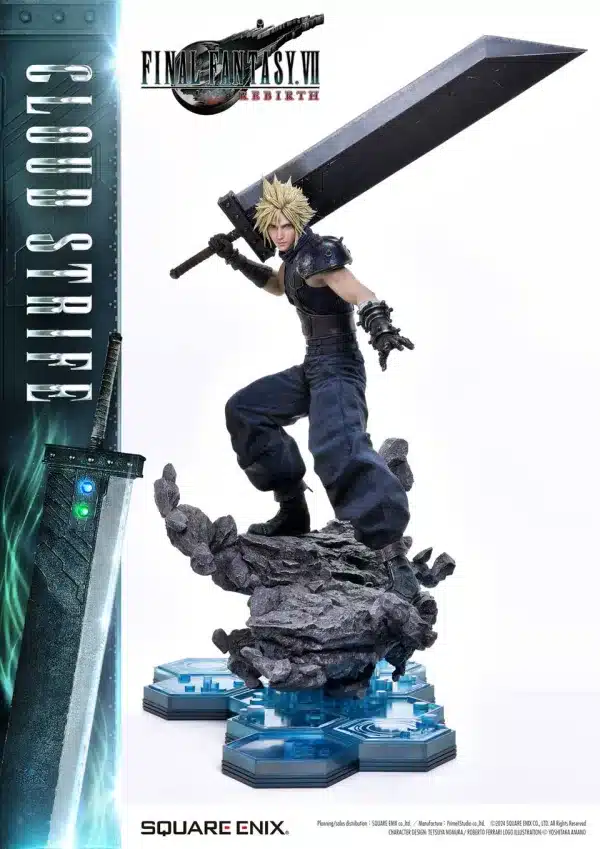 Final Fantasy Prime 1 Studio Cloud x Sephiroth Licensed Resin Statue 8