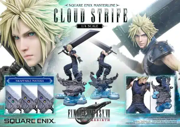 Final Fantasy Prime 1 Studio Cloud x Sephiroth Licensed Resin Statue 9