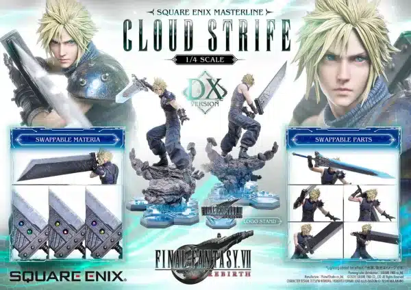 Final Fantasy Prime 1 Studio Cloud x Sephiroth Licensed Resin Statue 999999