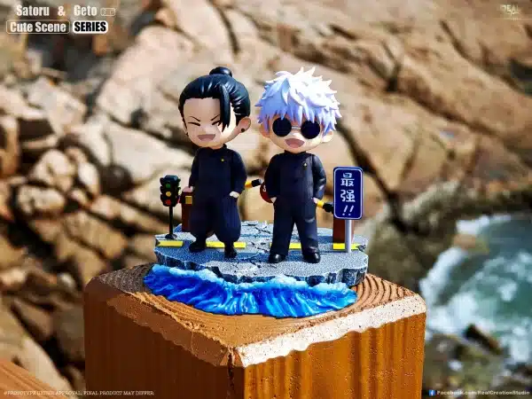 Jujutsu Kaisen Real Creation Studio Gojo Satoru x Suguru Geto Street Gang V3 Resin Statue 1 jpg