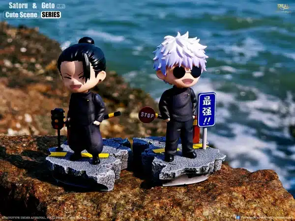 Jujutsu Kaisen Real Creation Studio Gojo Satoru x Suguru Geto Street Gang V3 Resin Statue 3 jpg