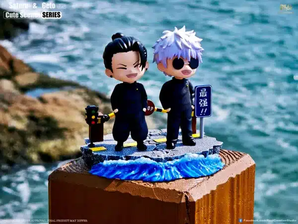 Jujutsu Kaisen Real Creation Studio Gojo Satoru x Suguru Geto Street Gang V3 Resin Statue 6 jpg