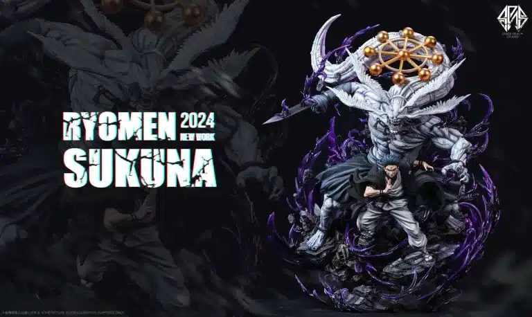 Jujutsu Kaisen Space Realm Studio Fushiguro Megumi x Ryomen Sukuna Resin Statue 1