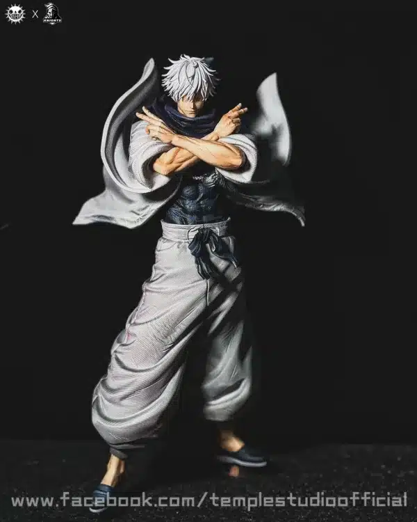 Jujutsu Kaisen ZanyJoke Studio x Temple Studio Gojo Satoru Resin Statue 1 2