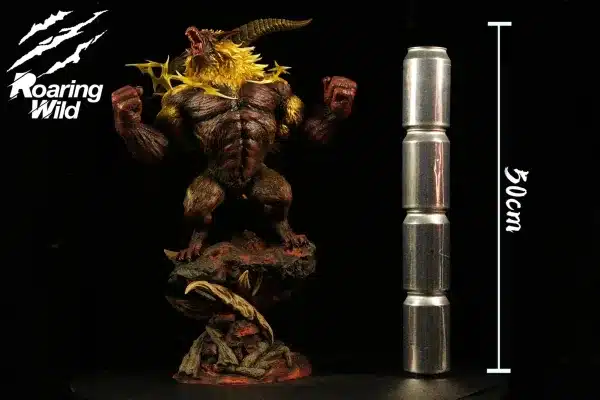 Monster Hunter Roaring Wild Studio Furious Rajang Resin Statue 1