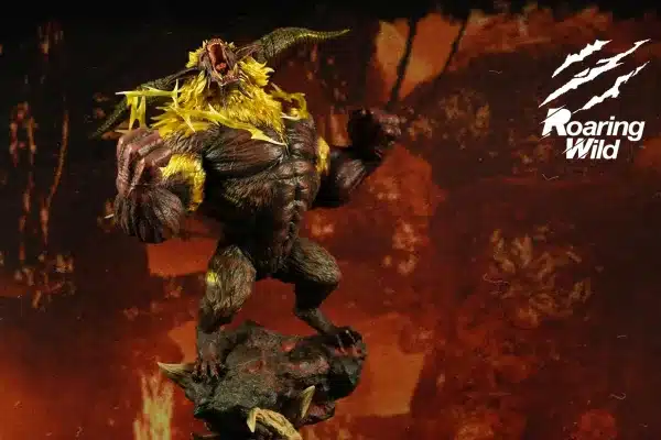 Monster Hunter Roaring Wild Studio Furious Rajang Resin Statue 3