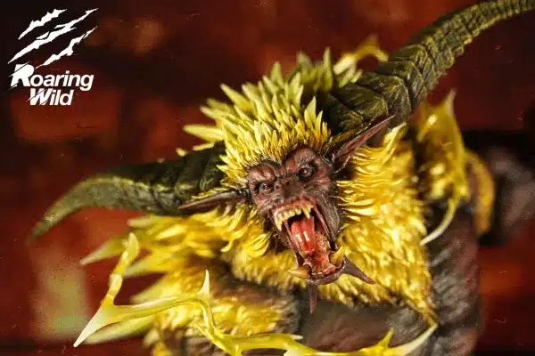 Monster Hunter Roaring Wild Studio Furious Rajang Resin Statue 6