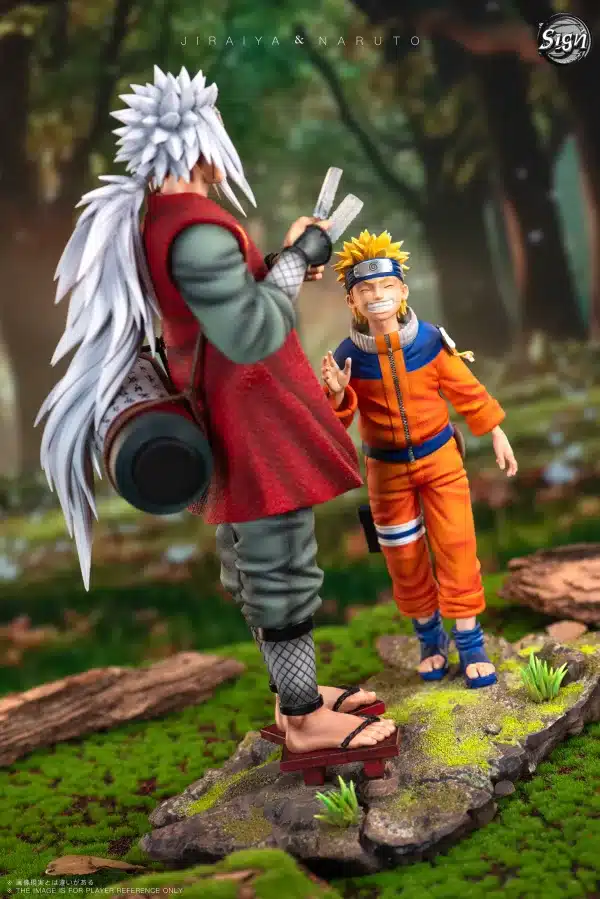 Naruto Sign Studio Naruto x Jiraiya Resin Statue 3 scaled