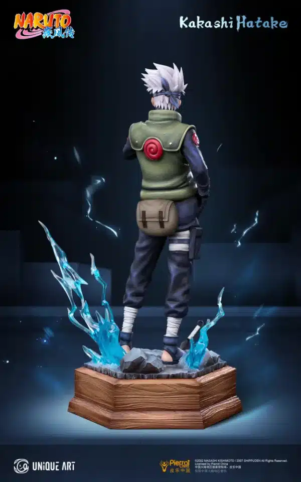 Naruto Unique Art Studio Hatake Kakasi x Uchiha Obito Licensed Resin Statue 4