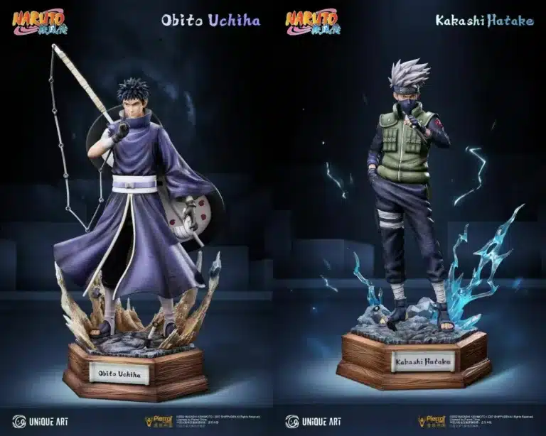 Naruto Unique Art Studio Kakashi Hatake x Uchiha Obito Licensed 1