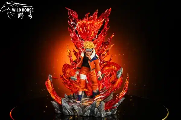 Naruto Wild Horse Studio Childhood Hot Blood Uzumaki Naruto Resin Statue 1 jpg