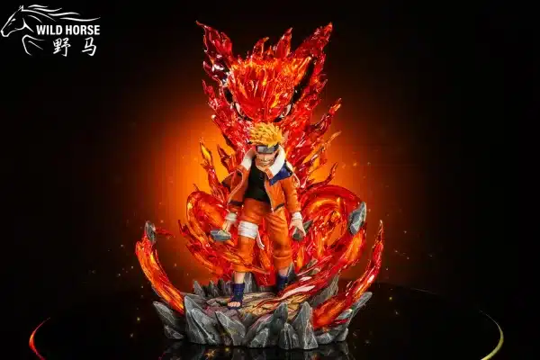 Naruto Wild Horse Studio Childhood Hot Blood Uzumaki Naruto Resin Statue 2 jpg