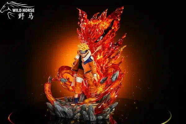 Naruto Wild Horse Studio Childhood Hot Blood Uzumaki Naruto Resin Statue 3 jpg