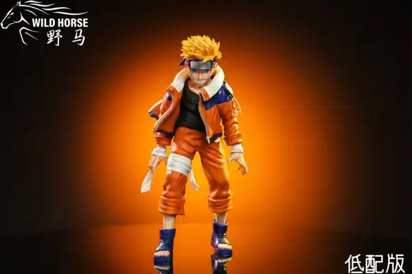 Naruto Wild Horse Studio Childhood Hot Blood Uzumaki Naruto Resin Statue 7 jpg