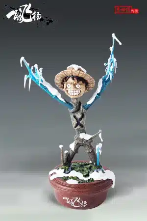 One Piece Li Shi Fu Studio Luffy Flying all the way Resin Statue 1