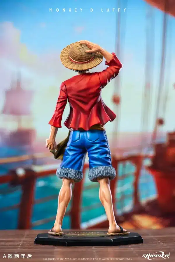 One Piece Shimmer Studio Straw Hat Luffy Resin Staqtue 3 jpg