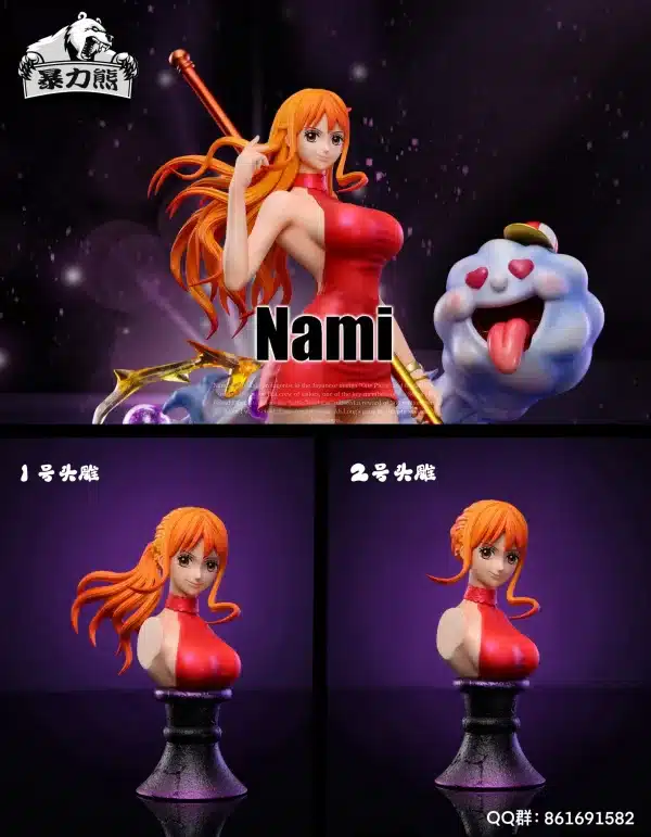 One Piece Violent bear Studio Nami Resin Statue 3 scaled