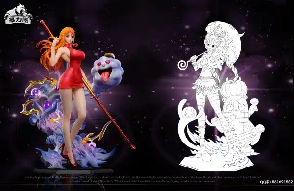 One Piece Violent bear Studio Nami Resin Statue 5 scaled