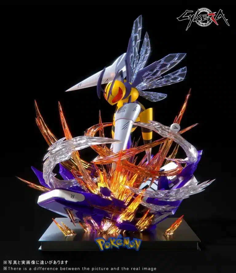 Pokemon Cybera Studio Mega Beedrill Resin Statue 1