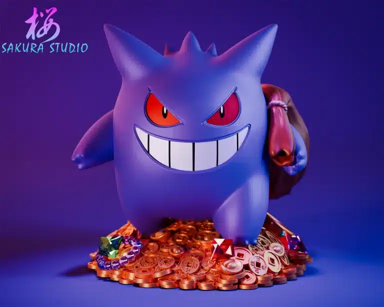 Pokemon Sakura Studio Gengar V2 Resin Statue 1