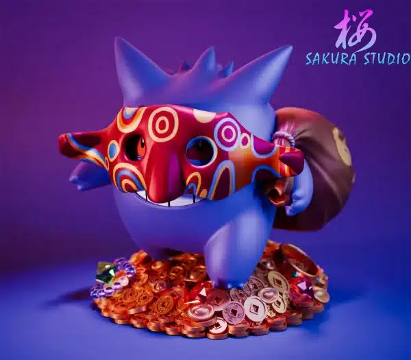 Pokemon Sakura Studio Gengar V2 Resin Statue 3