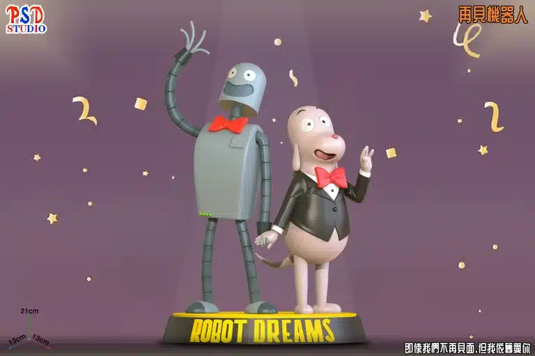 Robot Dreams PSD Studio Goodbye Robot Resin Statue 1