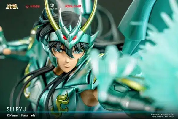 Saint Seiya Zodiakos Studio Shiryu Licensed Resin Statue 3 jpg