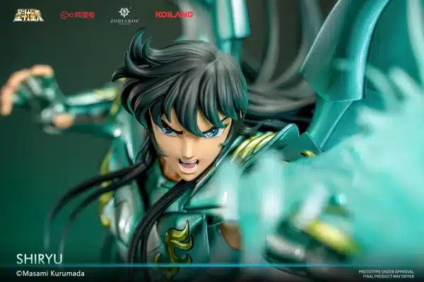 Saint Seiya Zodiakos Studio Shiryu Licensed Resin Statue 4 jpg