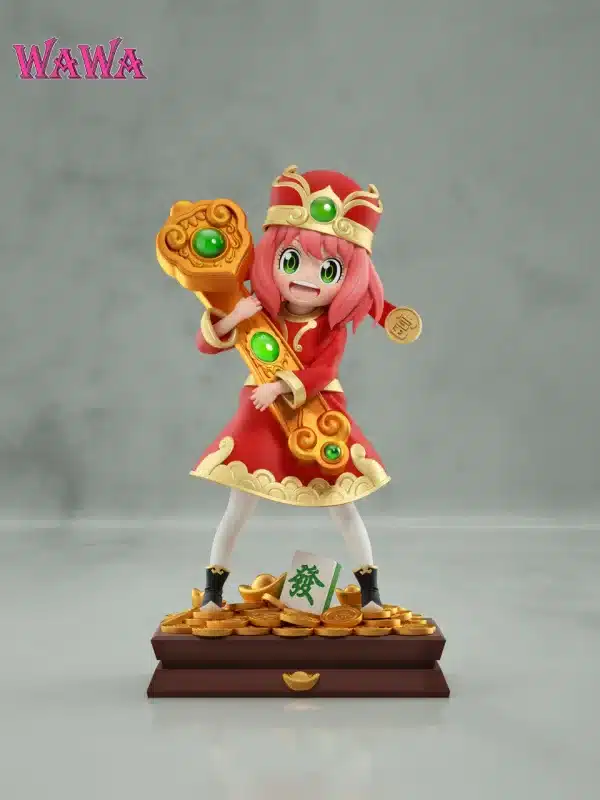 Spy of Family WAWA Studio Anya God of Wealth Costume Resin Statue 3