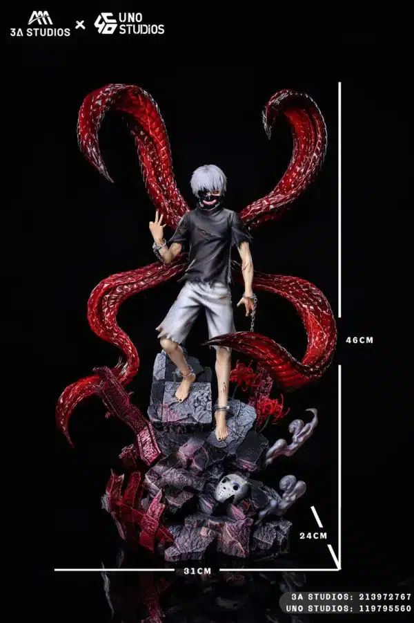 Tokyo Ghoul 3A Studio X Uno Studio Kaneki Ken Resin Statue 3 jpg