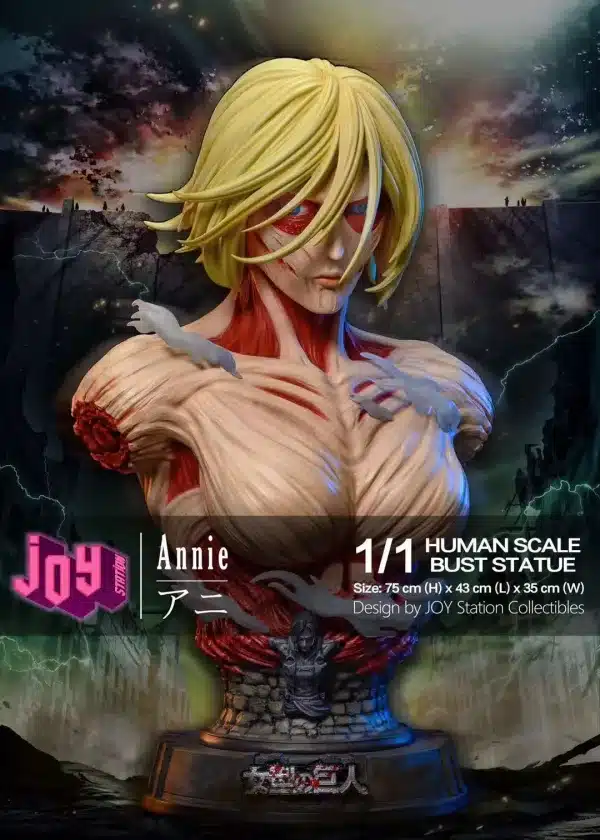 Attack on Titan JOY Station Collection Titan Annie Leonhart Resin Statue 1